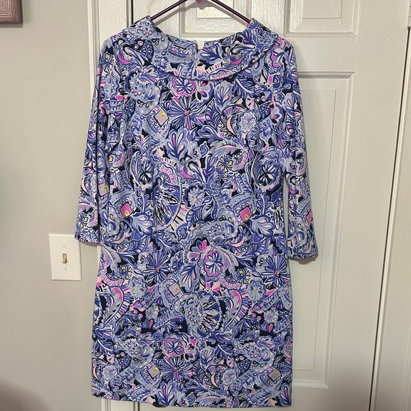 Lilly Pulitzer Dresses & Skirts - Lilly Pulitzer long sleeve cotton mini dress size medium